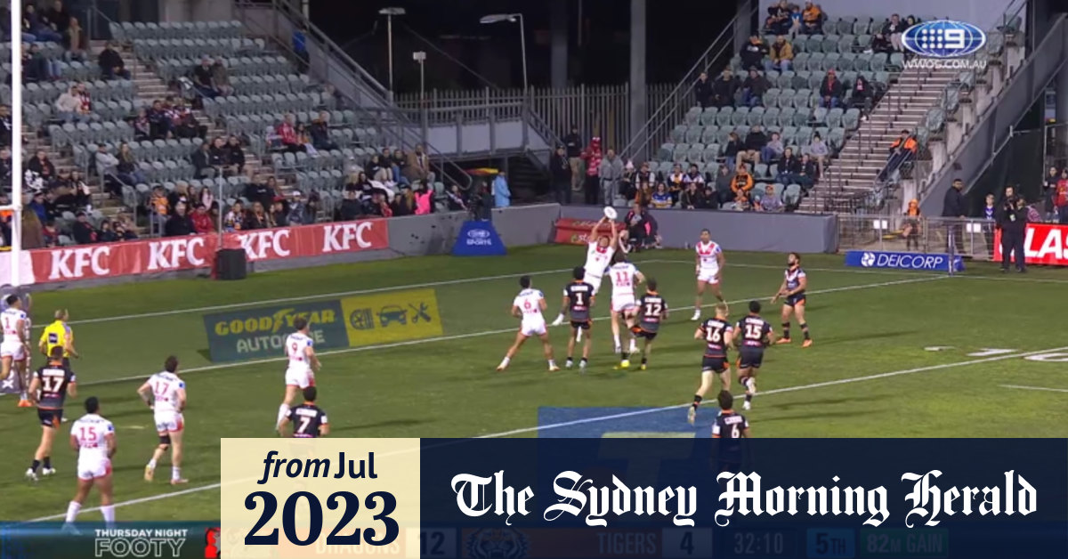 Video NRL Highlights Dragons v Tigers Round 21
